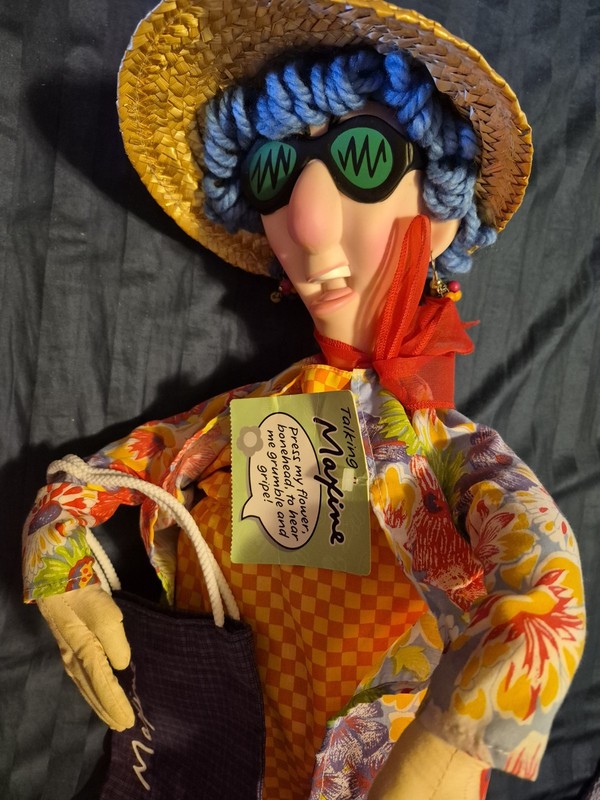 Hallmark Maxine 21" Poseable Talking Cloth Doll Shoebox