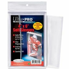 Ultra Pro 4" x 6" Card Sleeve - 100 per pack