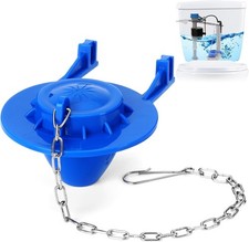 Toilet Flapper Replacement, 2 Inch Universal Tank Flapper with Stainless Stee