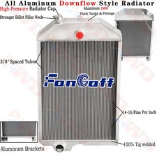 Ar79501 Aluminum Cooling Tractor Radiator For John Deere 4440 Re21897 Ar79501