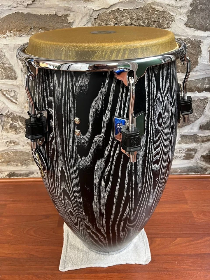 Перкуссионные винтажные черные MEINL Woodcraft Series 12-1/2 дюйма Tumba Conga WCO1212VBK-M - Изображение 2 из 4