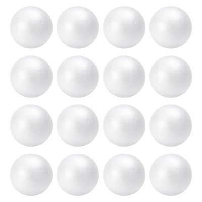 2 Inch Craft Foam Balls 16-Pack, Polystyrene Balls for DIY Crafts School Supp...