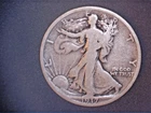 1917-D REV Liberty Walking Half,  Circulated Ave, .3617 Oz Silver (US-8904 )