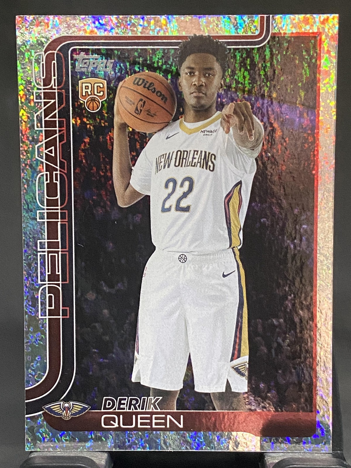 2025-26 Topps #213 Derik Queen Holo Foil