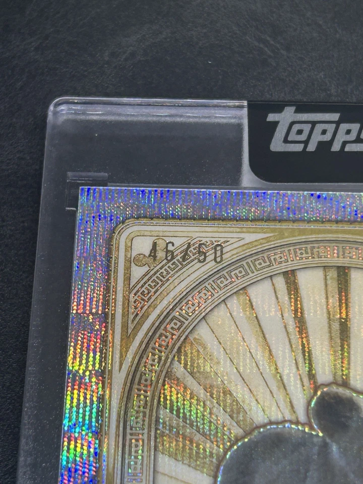 NALA 2025 Topps Chrome Disney Mint #/50 GOLD WAVE Refractor #93 LION KING L.Act - Image 2 of 4