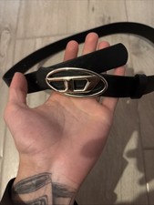 diesel gürtel schwarz