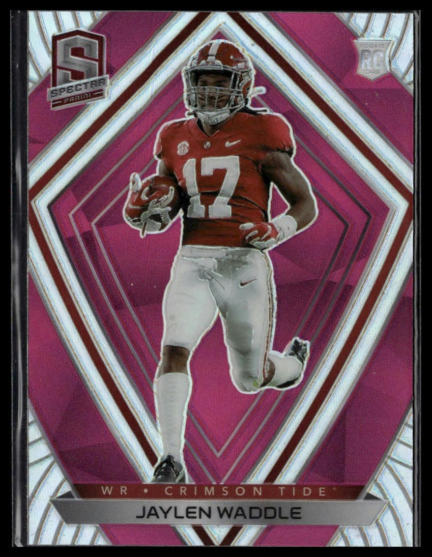 2021 Panini Chronicles Draft Picks #285 Jaylen Waddle Spectra Base Silver