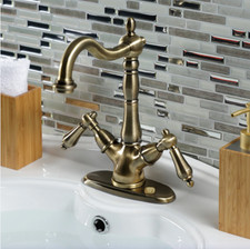 Kingston Brass - KS1493AL - Bathroom Faucet - Heritage Collection -Antique Brass