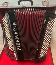 accordéon Piermaria 4 Rangs. Midi Avec Sa Valise De Transport. Pas D’envoi .