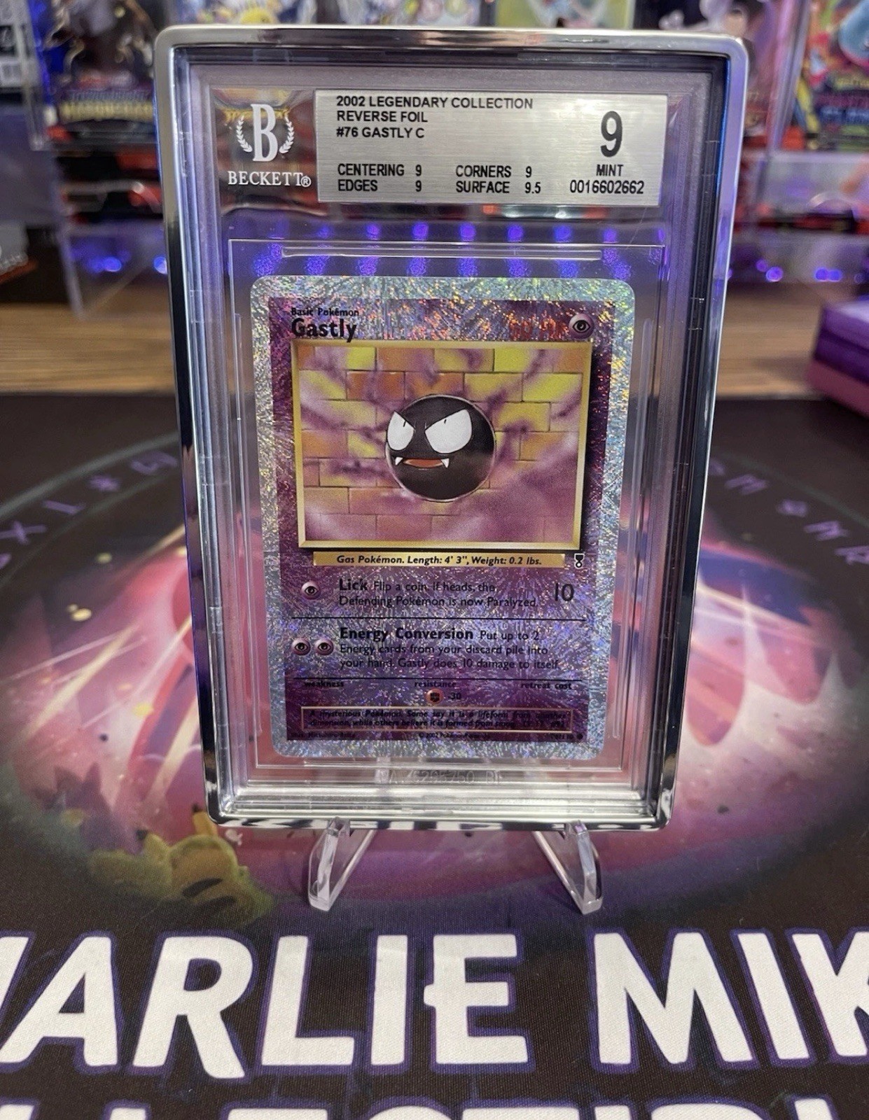 Gastly 76/110 Legendary Collection Reverse Holo BGS 9 MINT