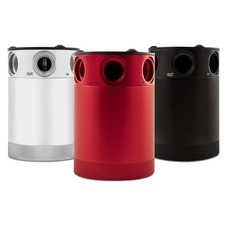 Mishimoto Mmbcc-cbthr-rd Compact Baffled Oil Catch Can 3-port Red