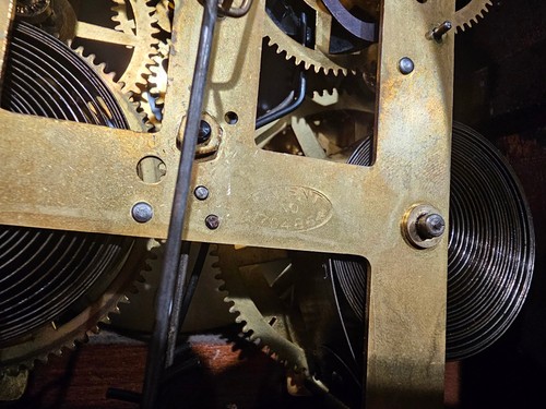 !FUNZIONANTE! Orologio a mantello meccanico Sessioni 8 giorni n. 8606 - Foto 15 di 15