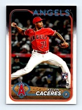 #680 2024 Topps || Kelvin Caceres RC Los Angeles Angels