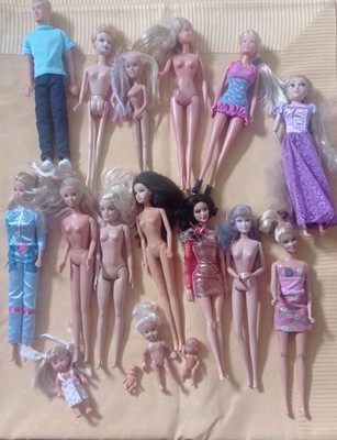 Barbie,Ken,Baby Konvolut Puppen, 15xStück,Bewegliche Arme,Beine,Köpfe,Top Preis 
