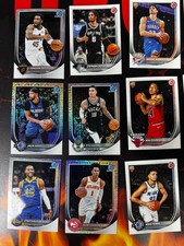 2025-26 Bowman Basketball 57 Card Lot RC, Chrome, Prospects, Stars
