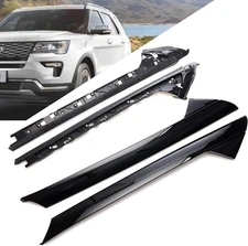 A Pillar Molding Trim, Left & Right, 4 Pack Outer & Inner, Ford Explorer 2019