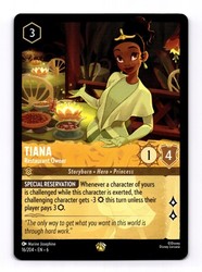 Tiana - Restaurant Owner 16/204 Azurite Sea Legendary