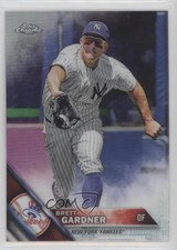 2016 Topps Chrome Refractor Brett Gardner #123 y8h