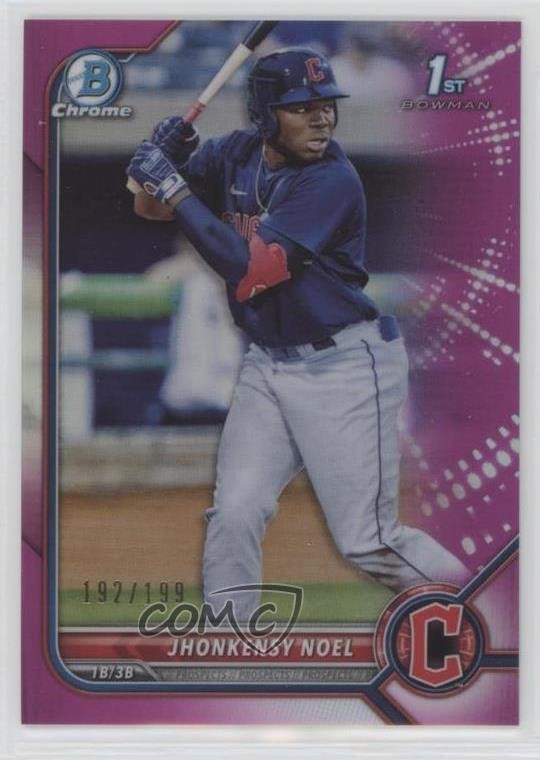 2022 Bowman Chrome Prospects Fuchsia Refractor /199 Jhonkensy Noel #BCP-2 0j5i