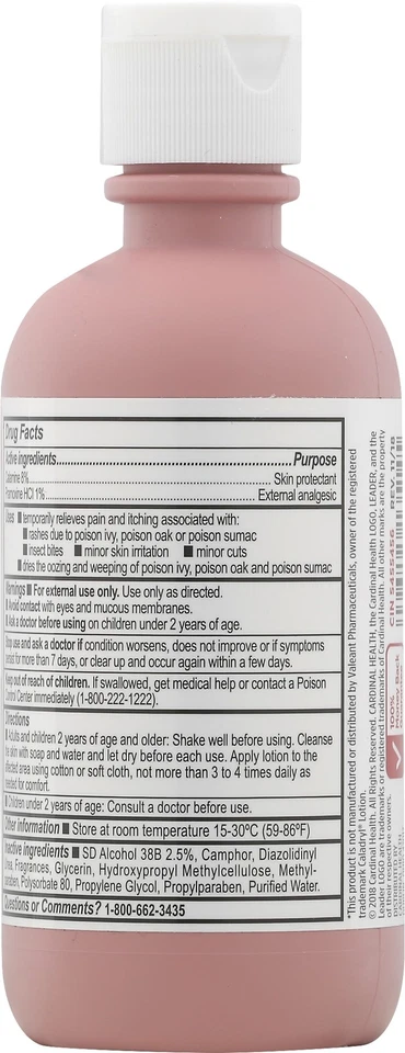 Leader Calamine Clear Picazón Loción Analgésica Tópica para Adultos 6 fl oz Foto 2 de 2