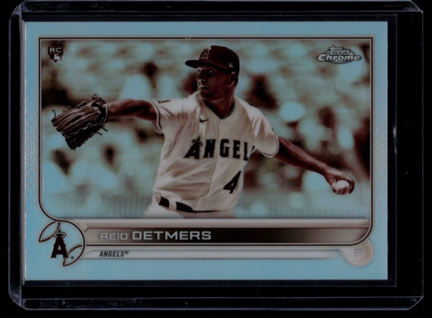 Reid Detmers 2022 Topps Chrome Sepia Refractor #79 RC Los Angeles Angels