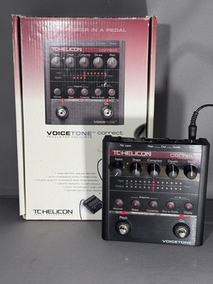 TC Helicon VoiceTone Correct Tested Works w/ AC Cord & Box