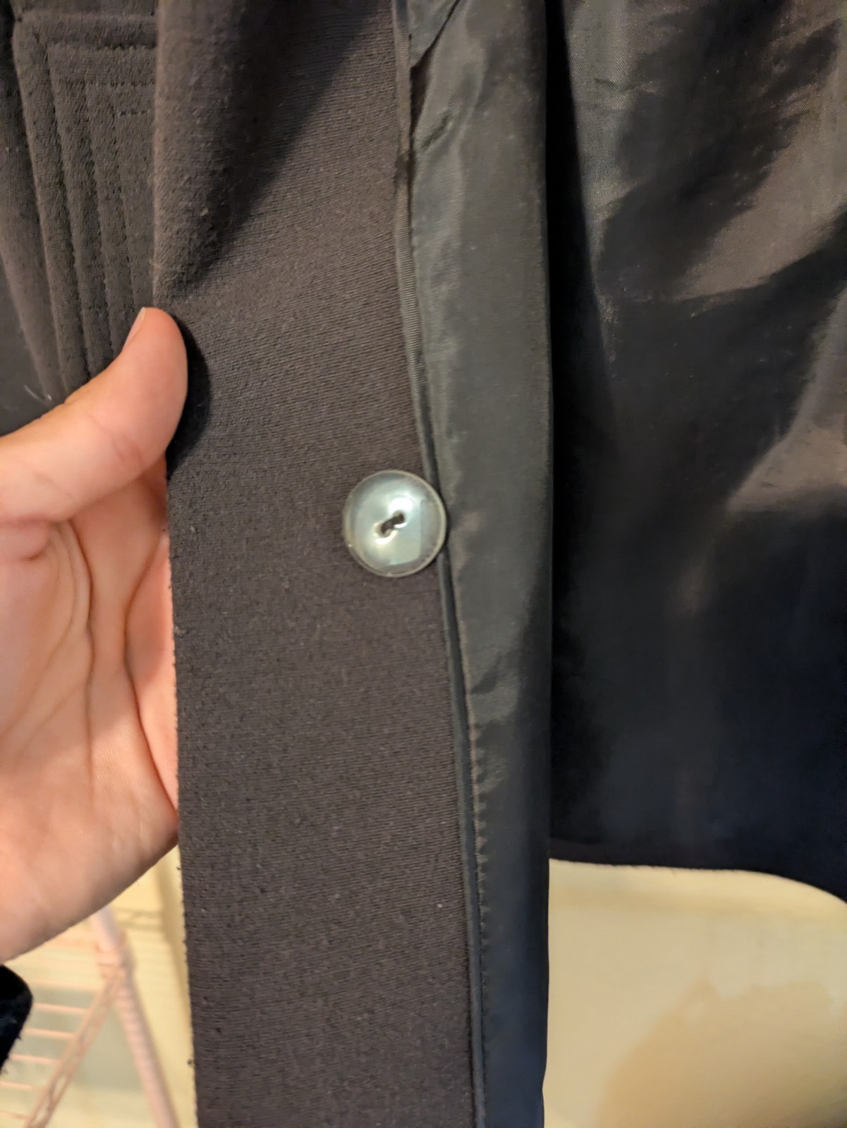 Rare Stylish Calvin Klein Chic Women's Brown Button Lined Jacket image 9