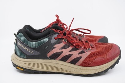 Merrell Nova 3 Shoes Men s Size 10 Red Trail Running Vibram Sneakers Outdoor