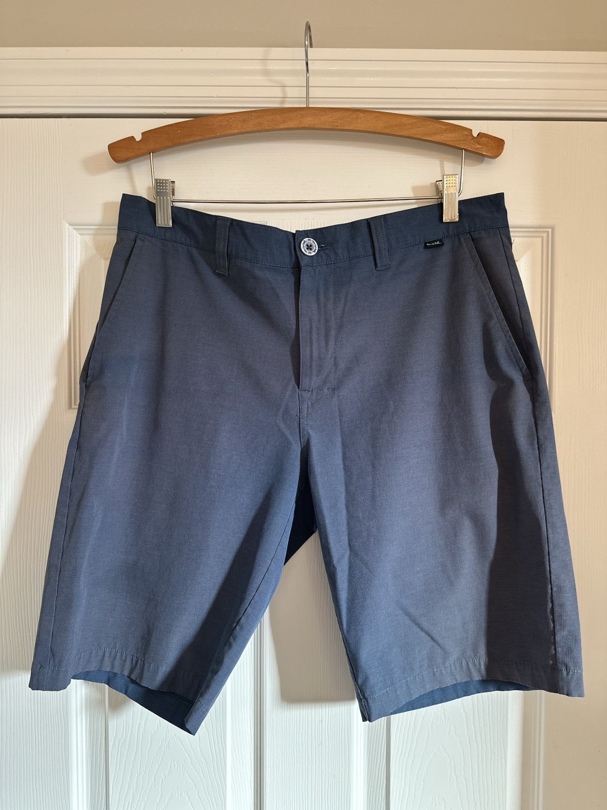 Travis Mathew Mens Sz 36 Blue Tech Performance Stretch Golf Shorts