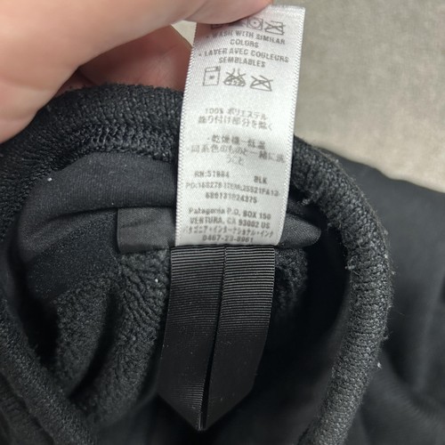 Patagonia Pullover Better Sweater Mens XL Black Quarter Zip Fleece Outdoor Layer - Picture 4 of 8