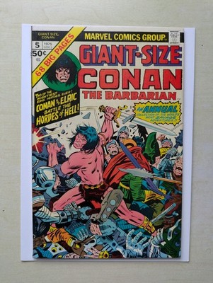 Giant Size Conan #5 FN (6.0) Jack Kirby Interior and Cover Art 1975