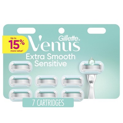 Razor Blades Women s 5 Blade Sensitive Skin 7 Count Turquoise Gillette Venus