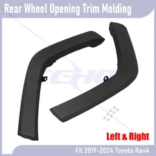 Rear Door Back Arch Flare Trim Left Right Side For 2019-2025 Toyota Rav4 Pair