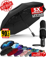 TUMELLA Strongest Windproof Travel Umbrella Compact, Superior  Beautiful , Sma