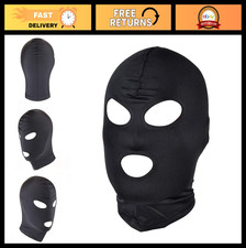 Full Cover Spandex Zentai Hood Mask - Elastic, Breathable, Open Eyes  Mouth Cos
