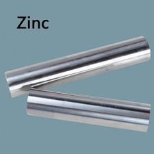1 Stck. 99,9 % Hochrein Zink Zn Stab Metall solide Rundstab