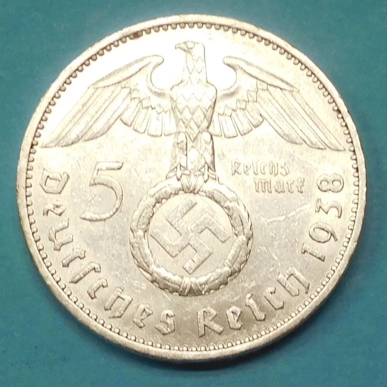 银色1938 年德国硬币| eBay