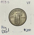 1927-S Standing Liberty Quarter F+/VF ~ Key Date