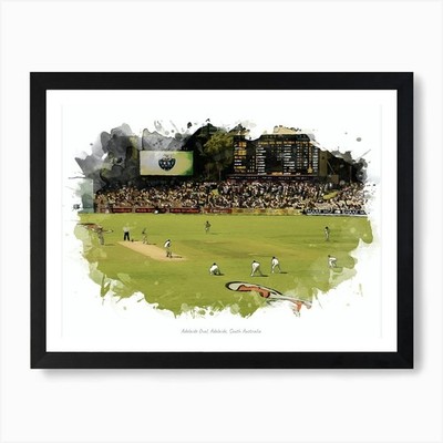 Adelaide Oval, Adelaide, South Aust gerahmtes Wandbild Poster Leinwanddruck Bild