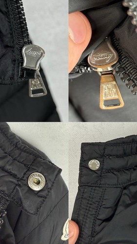 Moncler Amiot Giubbotto Kids Biker Down Puffer Jacket Size 12/152 - Picture 14 of 23