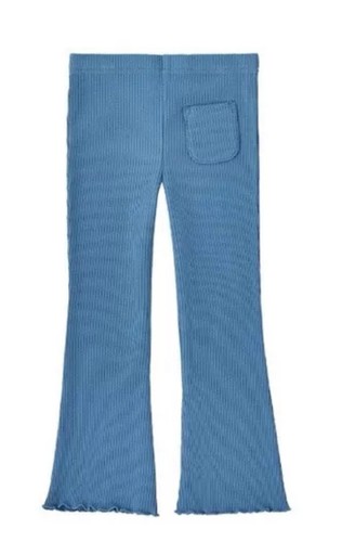Member's Mark Girl's 2-Piece Long-Sleeve Shirt Jogger Playwear Set Blue - Picture 6 of 9