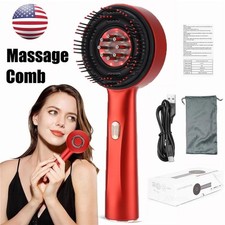 Electric Scalp Massage Comb Hair Growth, Red Light Therapy Brush Head Massager