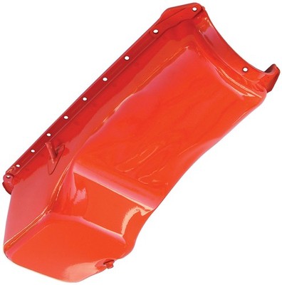 Transdapt 9921 Original Style Oil Pan Orange 4 Qt For BB Chevy 396-454 65-90