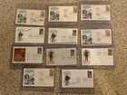 11 Basketball HOF First Day Covers signed auto Mikan, Nat Holman, Fagan, Oscar