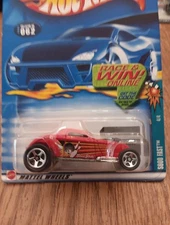 Hot Wheels 2002 Sooo Fast 4/4, Red, Spares 'n Strikes, #062 Race & Win 5 Spoke