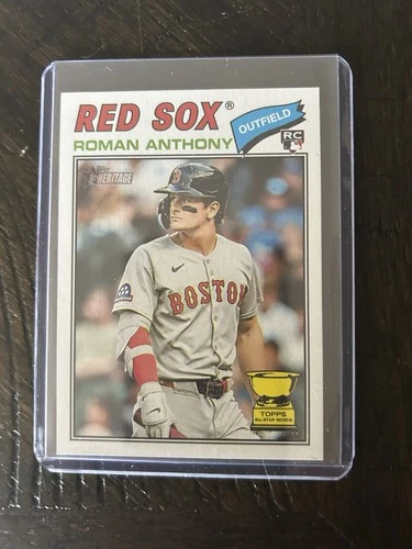 2025 Topps Heritage Roman Anthony Boston Red Sox ROOKIE CARD