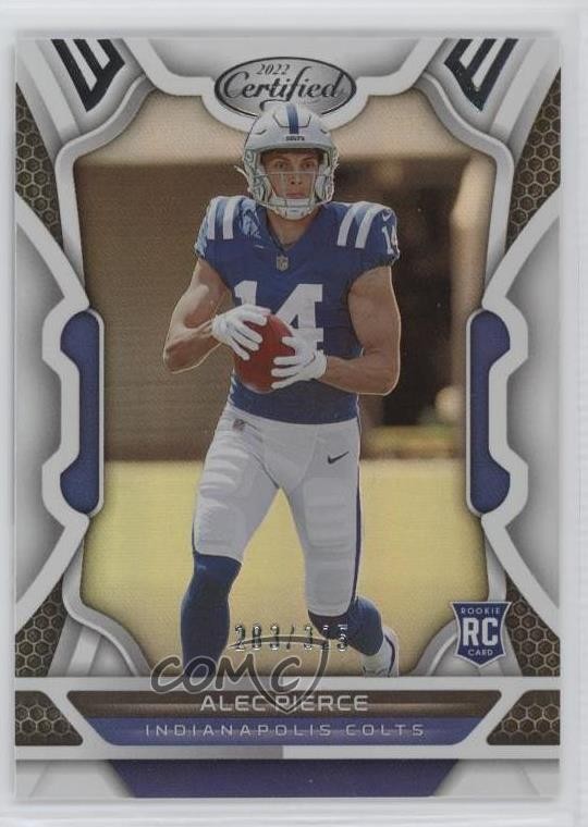 2022 Certified Rookies Mirror 283/325 Alec Pierce #136 Rookie RC 0c6