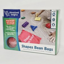 Educational Insights Shapes Bean Bags Set of 8 Preschool Learning Toy NEW Sealed