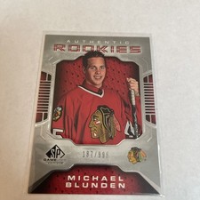 2006 SP Game Used Edition Authentic Rookies /999 Mike Blunden Michael Rookie RC