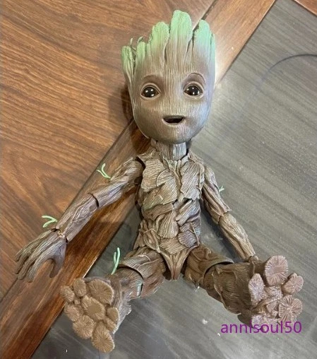 US!! Guardians of The Galaxy Baby Groot Life-Size HT LMS005 26CM Action Figure - Image 3 of 4